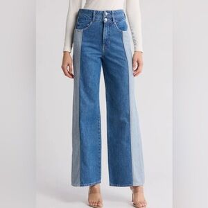 NWT VERONICA BEARD Taylor High Waist Wide Leg Jeans
